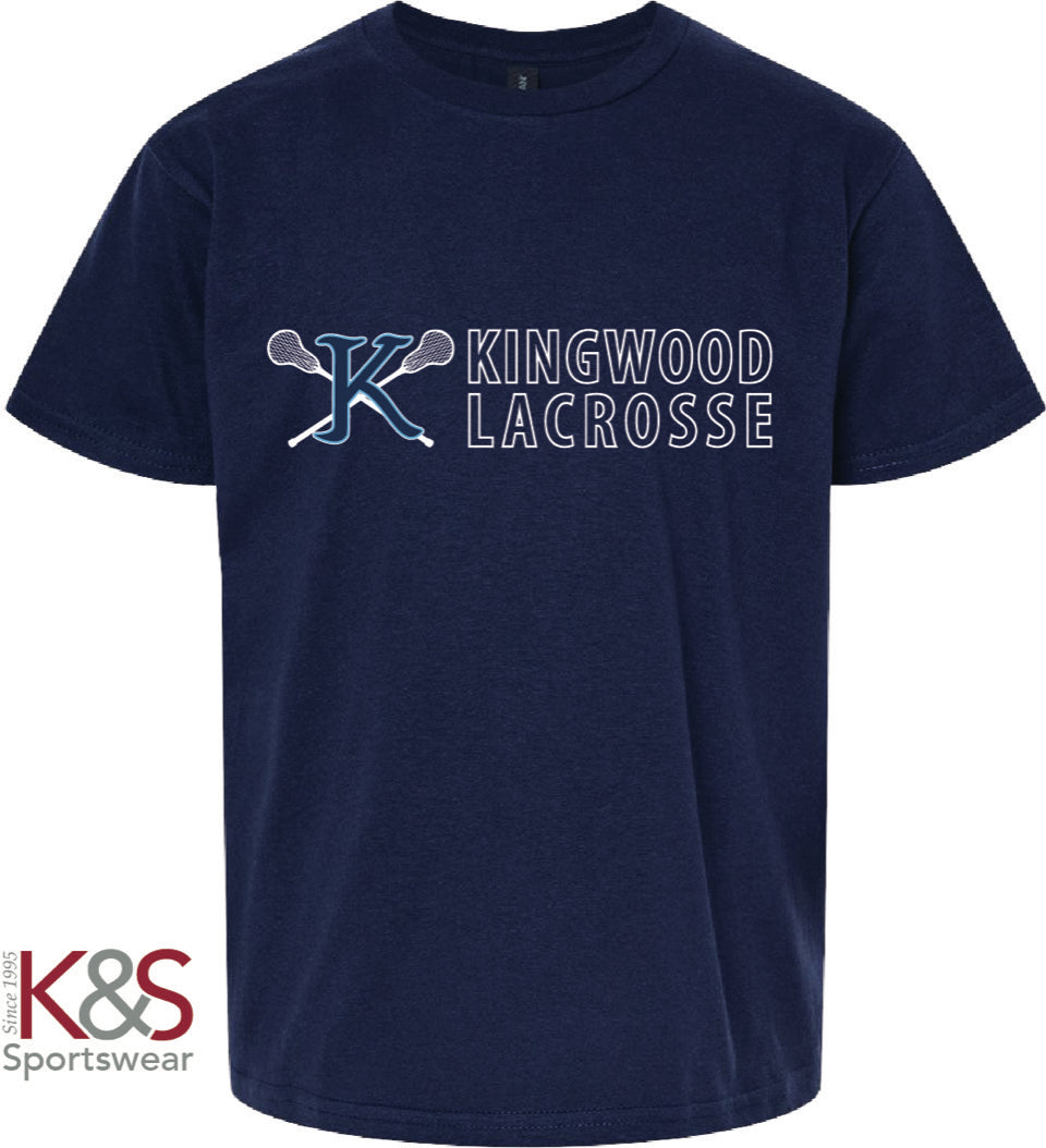 Adult Short Sleeve Cotton T-Shirt - Navy