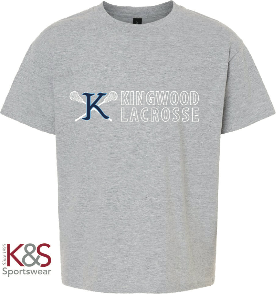Adult Short Sleeve Cotton T-Shirt - Light Gray