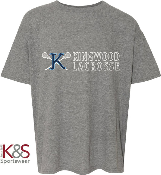 Adult Short Sleeve Cotton T-Shirt - Dark Gray